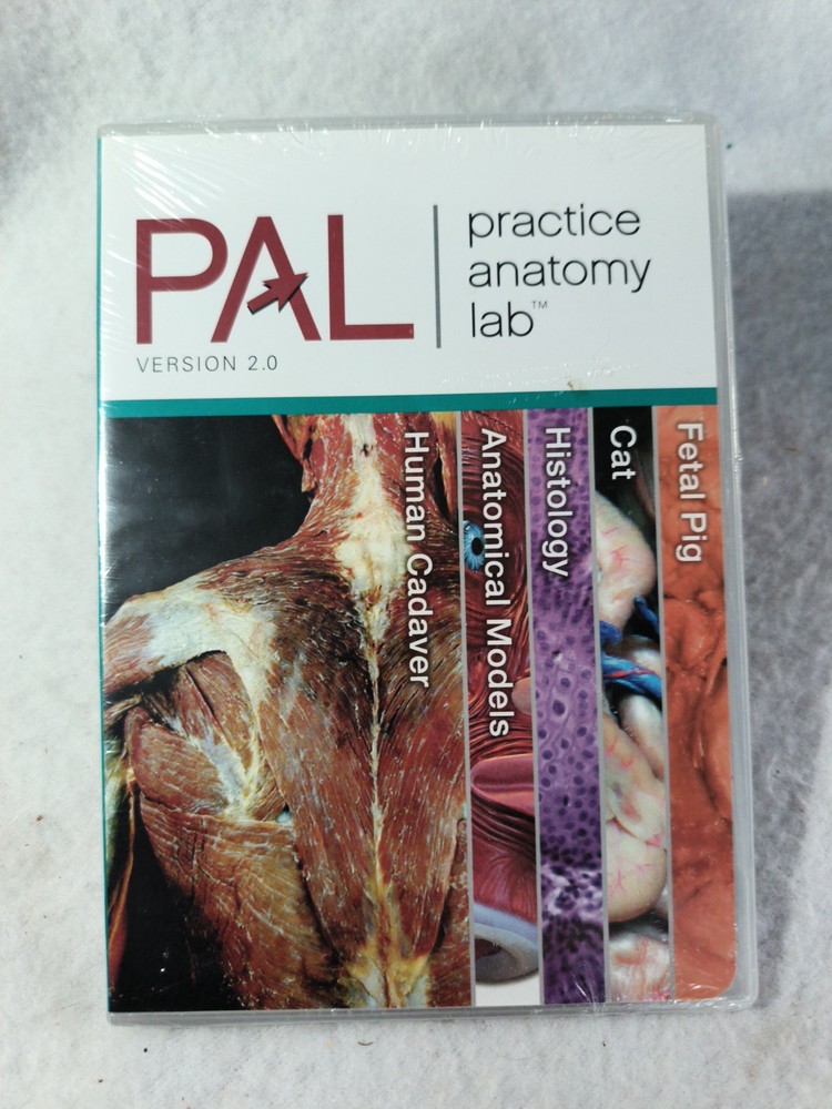 PAL : Practice Anatomy Lab Version 2.0 CD-ROM New & Sealed