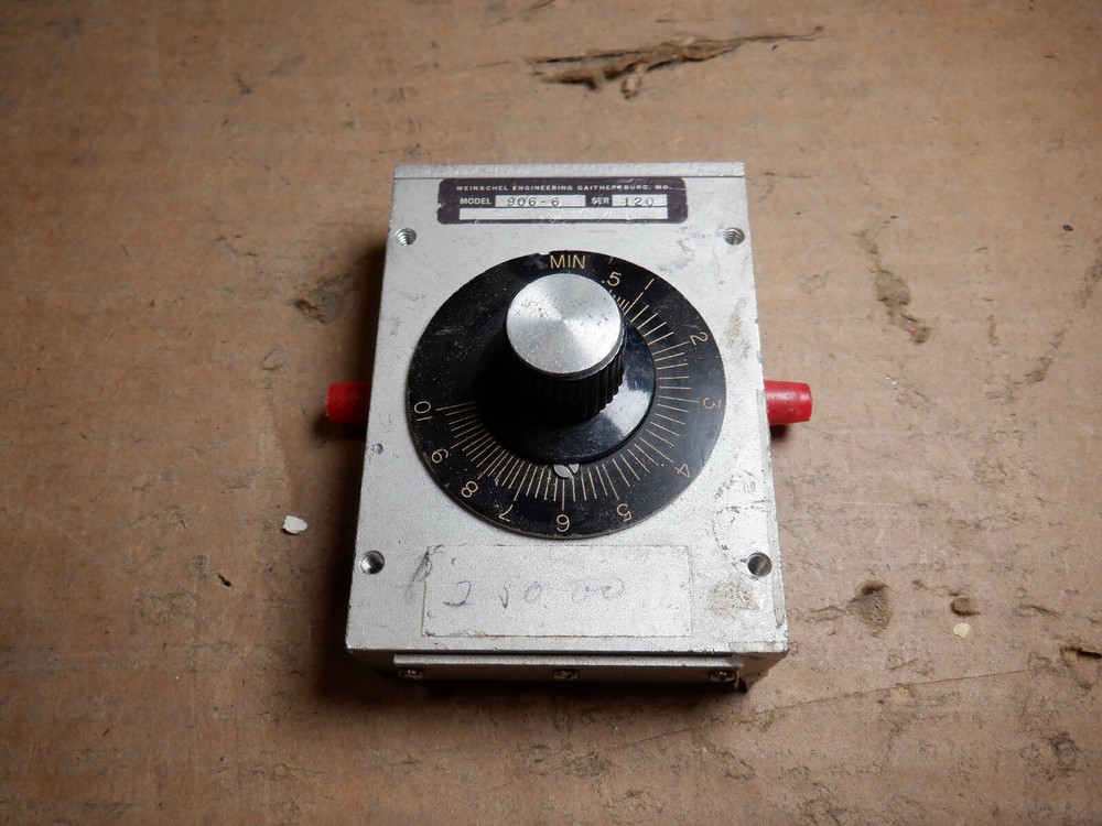 WEINSCHEL ENGINEERING MODEL 906-6 ATTENUATOR