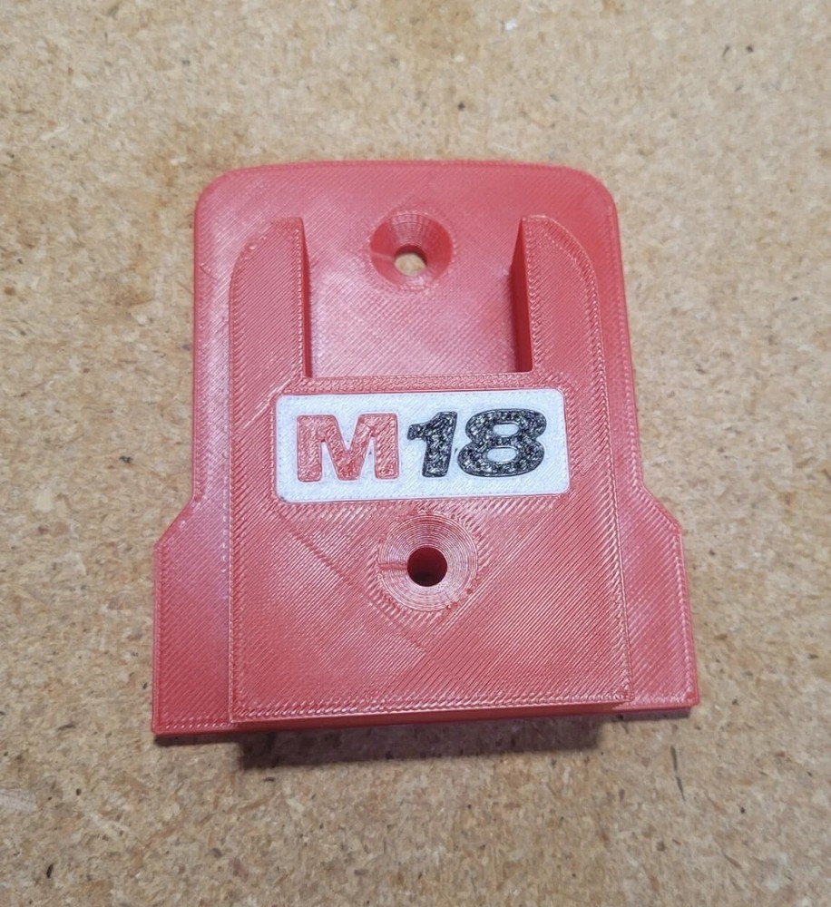 Milwaukee M18 Tool Wall Mount | Storage Hanger | 3D Printed ABS