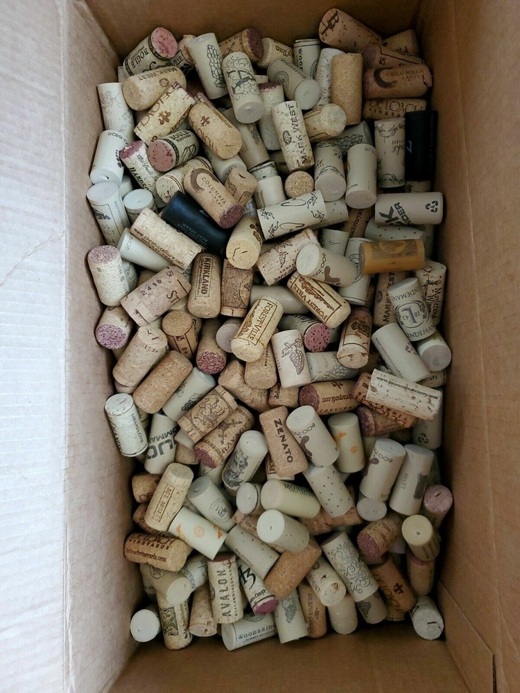 Real Wine Bottle Cork Used   8.2 lbs