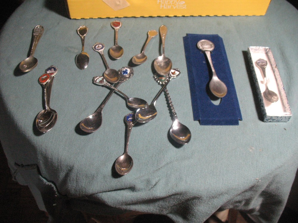 souvenir spoons lot
