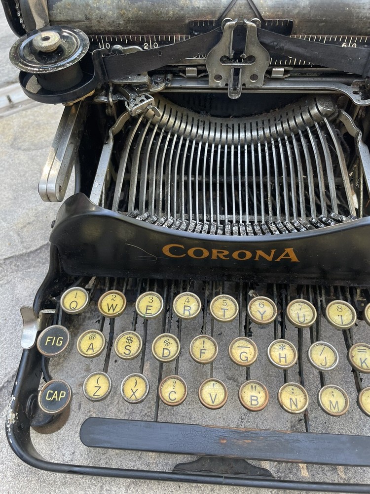 Corona No 3 Special Folding Model Typewriter Ca. 1911