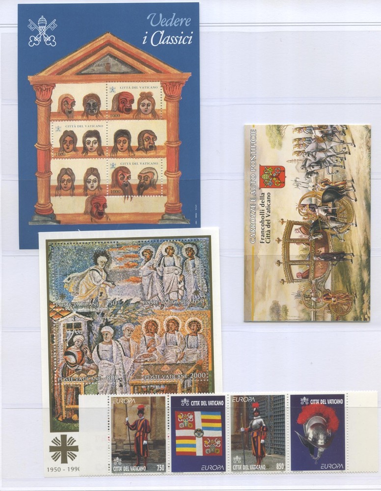 VATICAN 1997 VINTAGE CPL. 34V.+2BF+1LB **