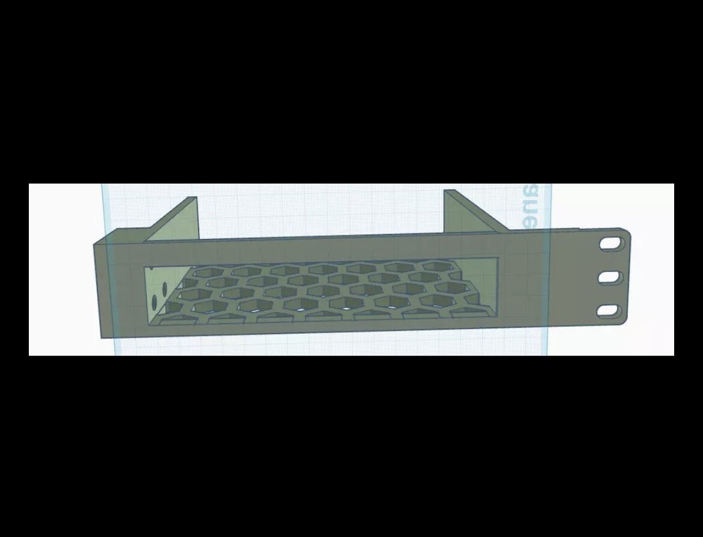 3D Printed Omada OC200 & ER605 Rack Mount