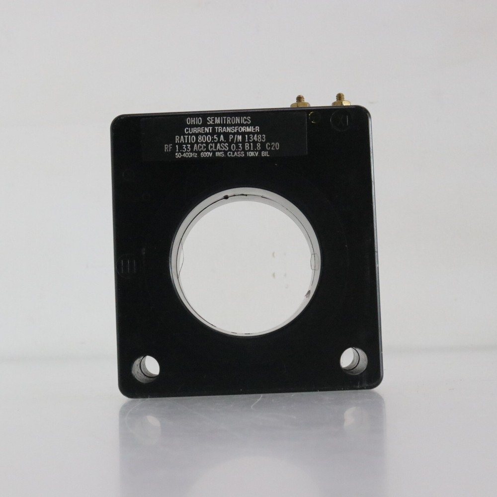 Ohio Semitronics Current Transformer Ration 800:5A P/N 13483