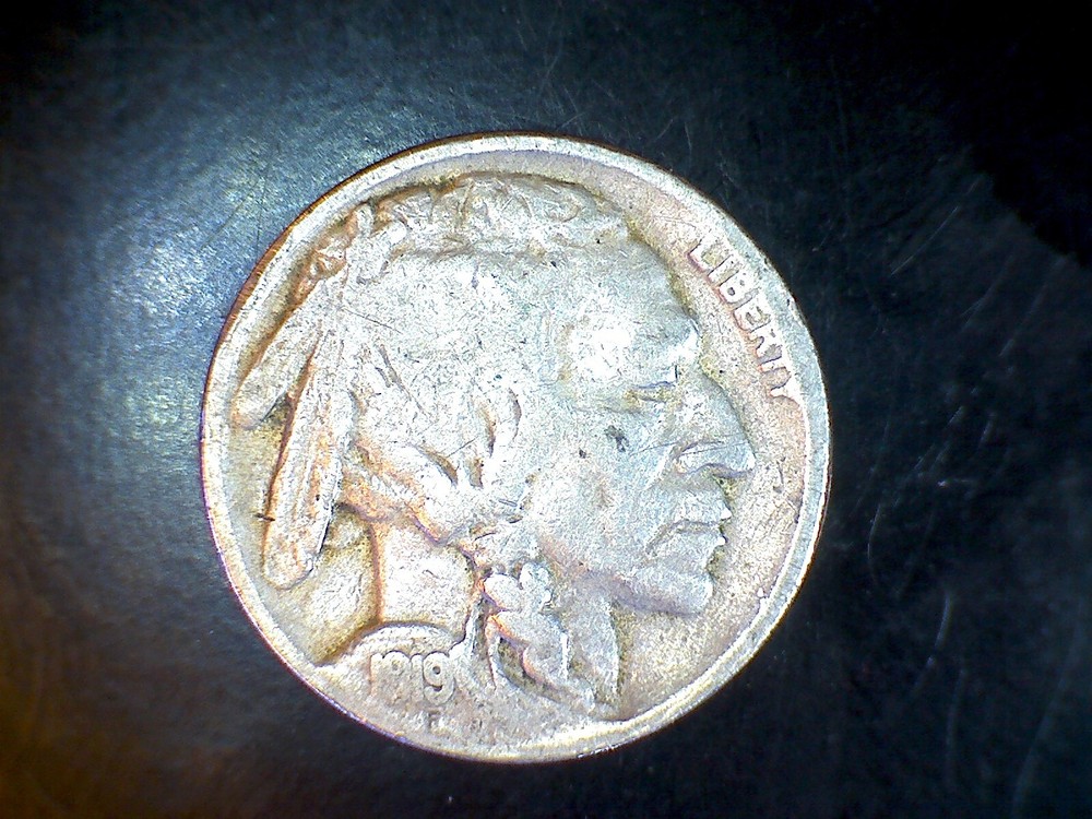 1919  Buffalo Nickel  VG