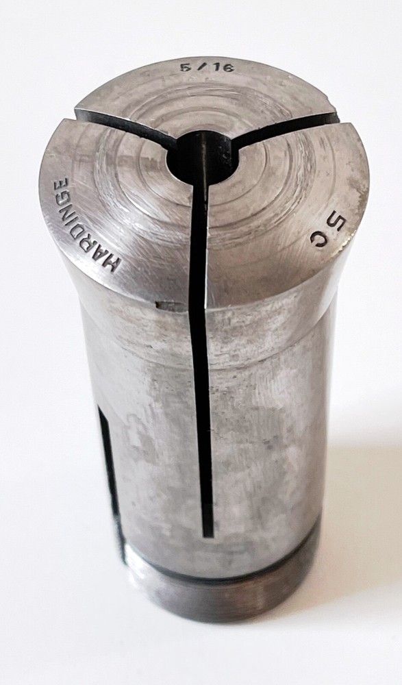 5/16" HARDINGE 5C Round Collet External & Internal Threads USA .3125"