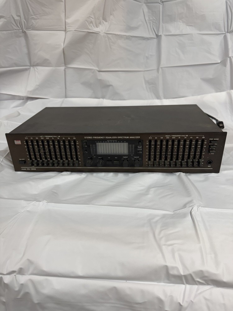 BSR EQ 3000 Stereo Frequency Equalizer Spectrum Analyzer