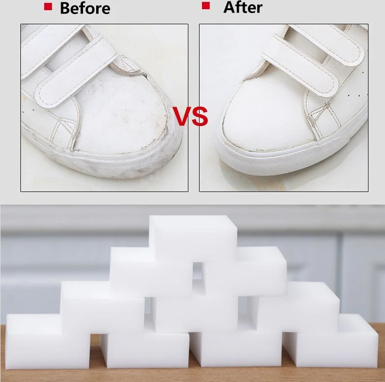 20pcs Compressed Melamine Magic Sponges Multi-Purpose Cleaning Tools - NEW