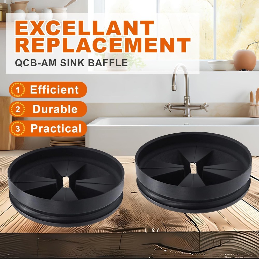 Garbage Disposal Splash Guards 3 3/8" Kitchen Sink Splash Guard QCB-AM Garbage