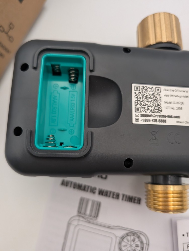 RESTMO Automatic water Sprinkler Timer Model O-HT-2A Open Box Tested