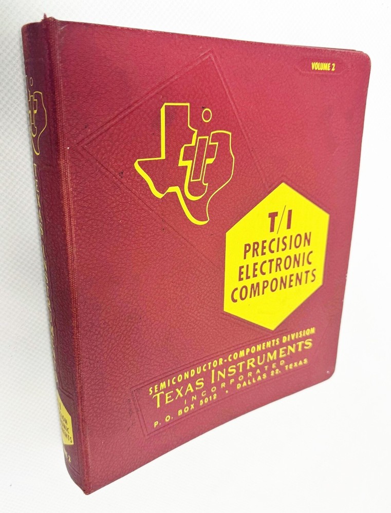 Vintage Texas Instruments, Inc. 3 Ring Binder - Used