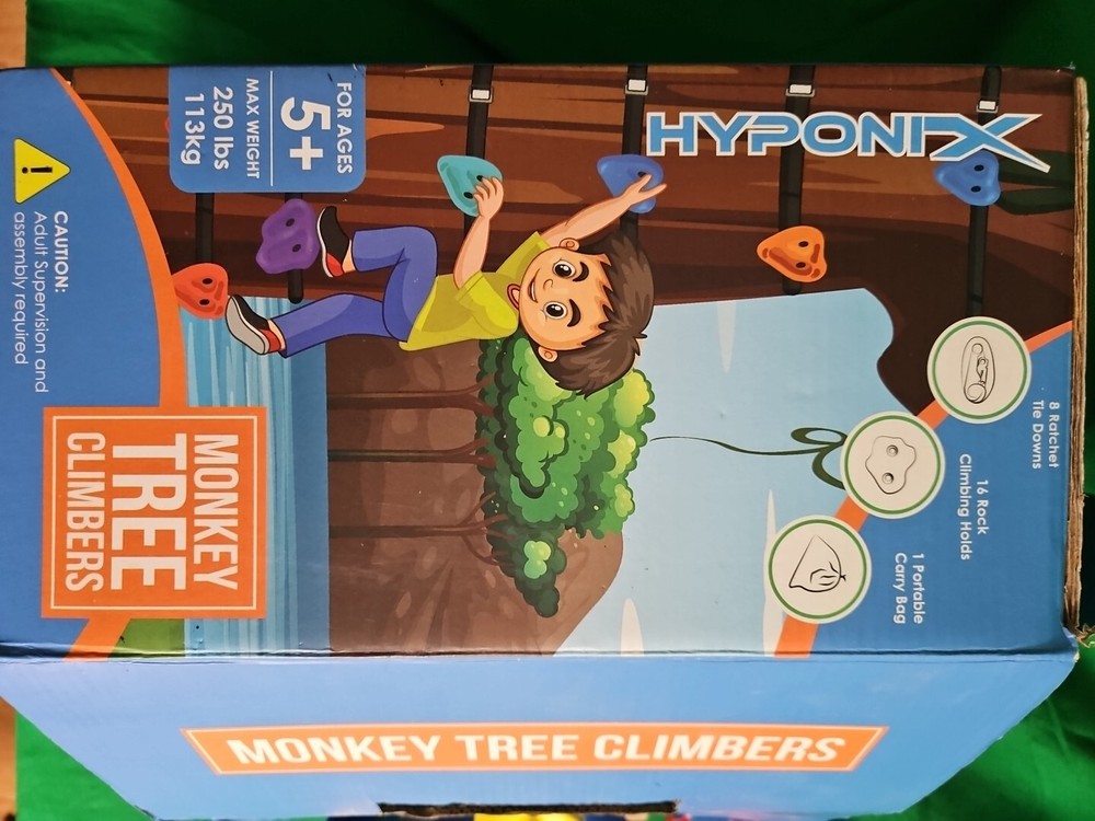 Hyponix Monkey Tree Climbers 7 Climbing Holds One Strap