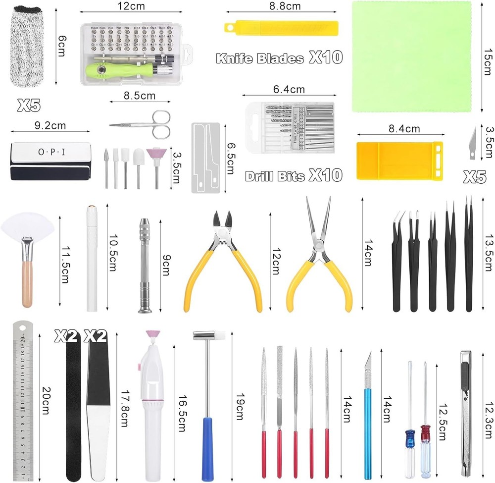101PCS Gundam Model Tools Kit Hobby Building Tools Kit for Gundam Basic Model...