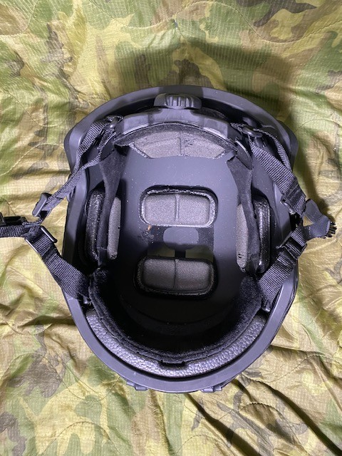 High Cut Ballistic Helmet Fast-Style Black, Size Medium