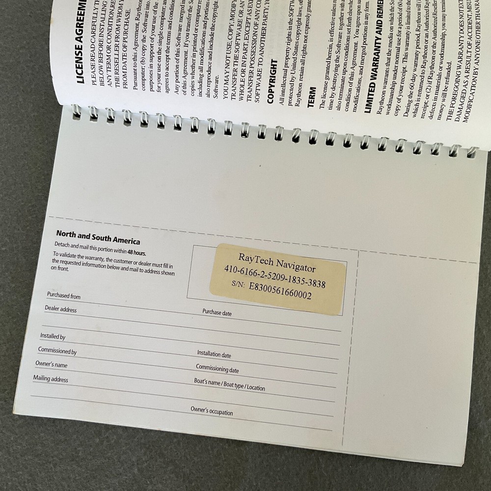 Getting Started Guide for Raytheon RayTech Navigator
