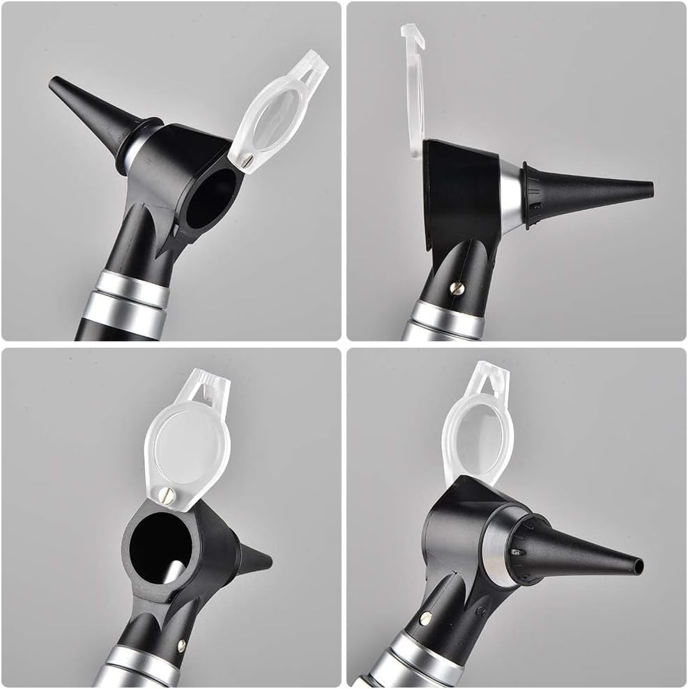 Durable Handheld Ear Magnifier with LED & 8 Interchangeable Tips for All Ages