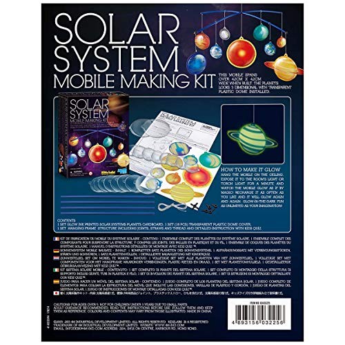 Glow-in-the-Dark Solar System Mobile Making Kit, Multi