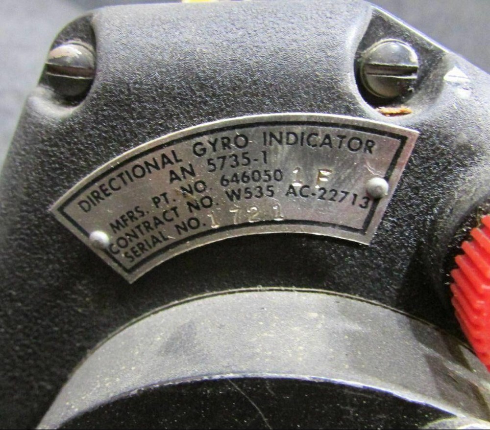 646050 IF Garwin Directional Gyro Indicator