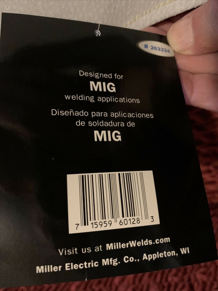 Miller Welding Glove X-Large 263334 Lined MIG