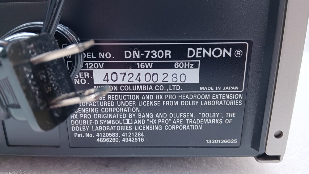 Denon DN-730R Stereo Cassette Tape Deck #99