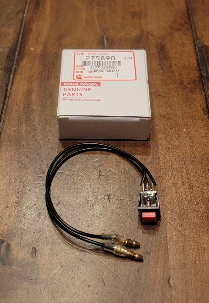 Maruyama Stop Switch BL9000 275890 Genuine OEM