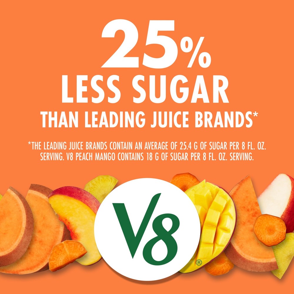 Peach Mango 100% Fruit & Vegetable Juice 46 fl oz Bottle