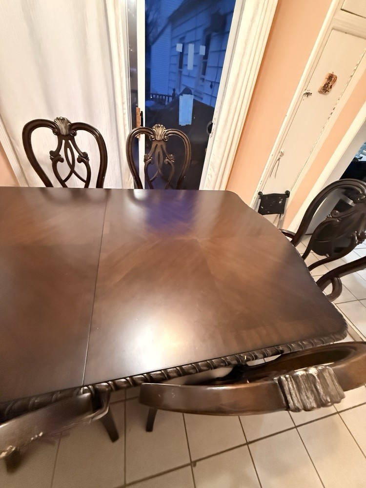 Wooden Dining Table Set for 4 Includes Chair