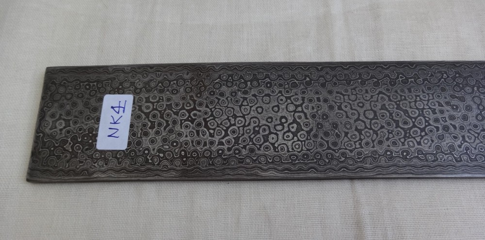Custom Damascus steel Ring pattern Billet for knife making supply 40.5cm