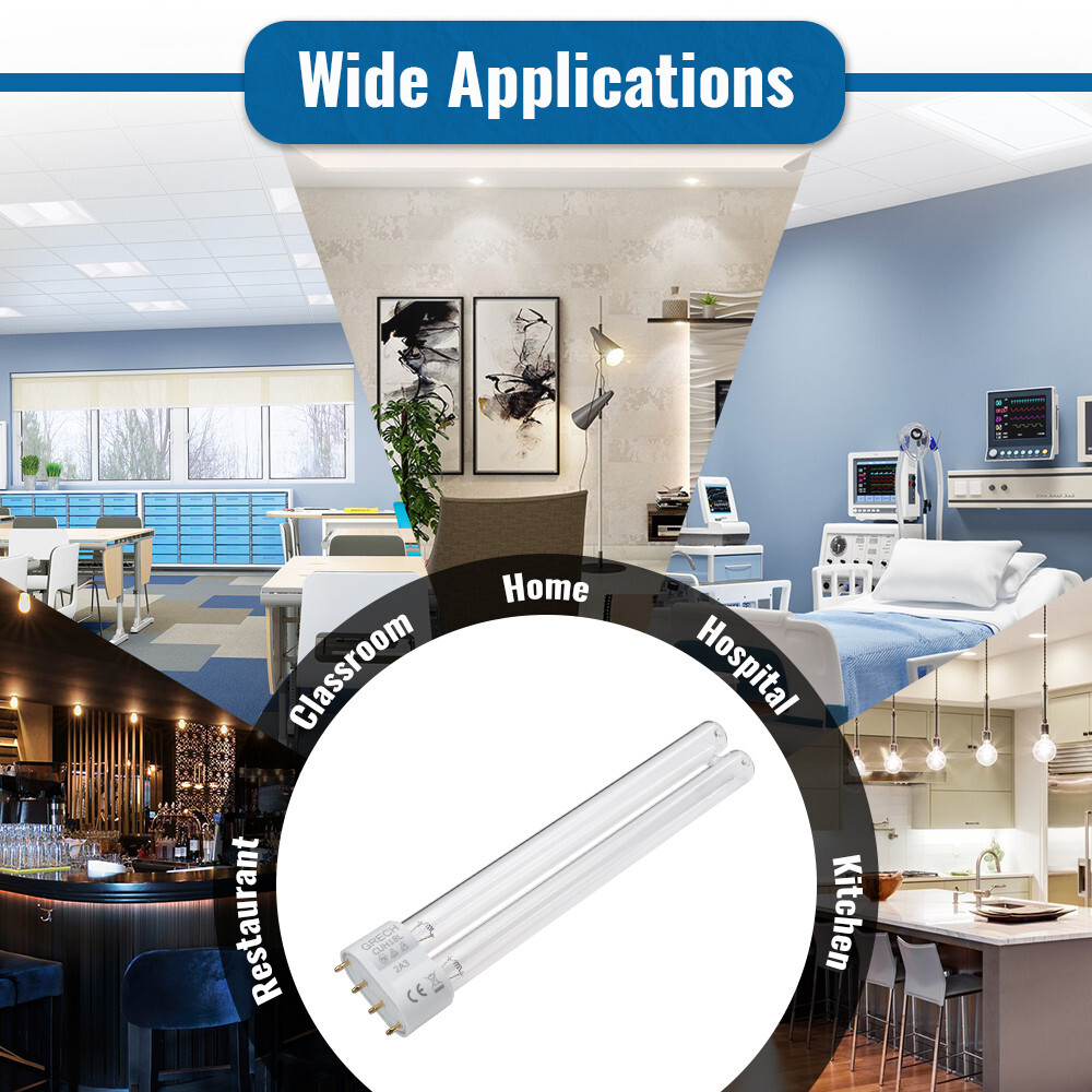 Oxyful 18W UV Ultraviolet 2G11-4 Pin Base Algae Bacteria Clarifier Bulb