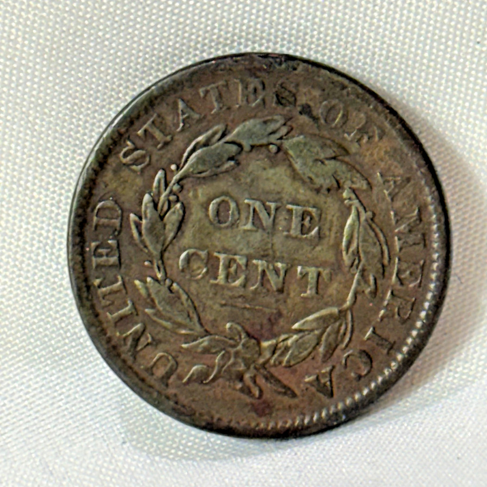 1836 Large Cent Coronet Head