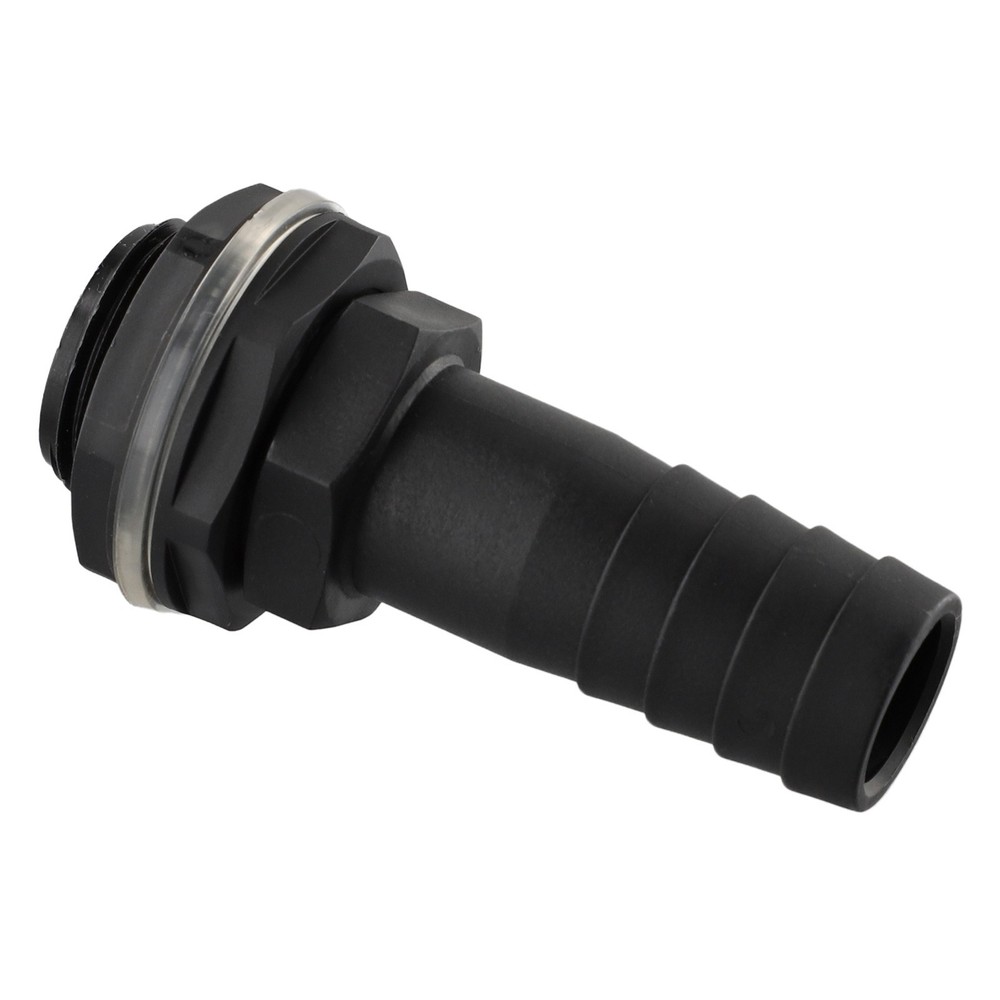 Overflow Connector Pipe 1\" Barb 3/4\" BSPM Thread Accessories Butt/tank