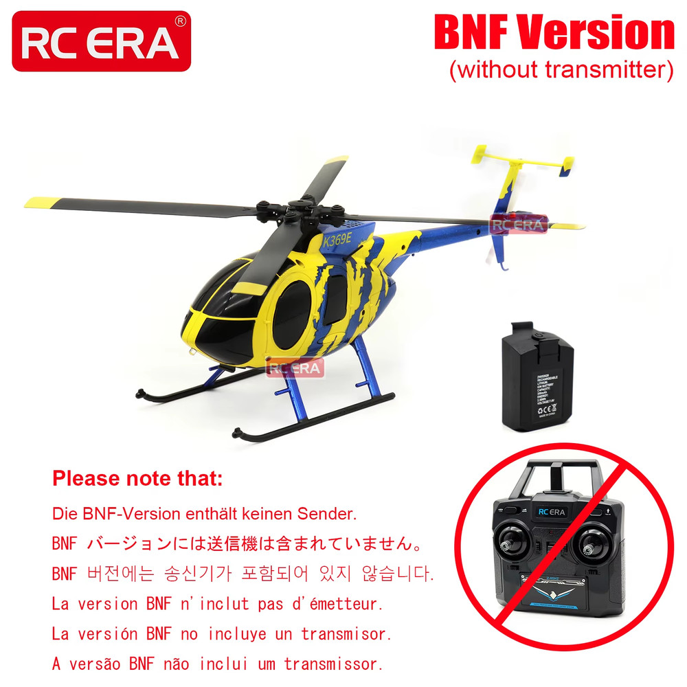 C184 Mini MD500 with Optical Flow Sensor Scale Micro RC Helicopters