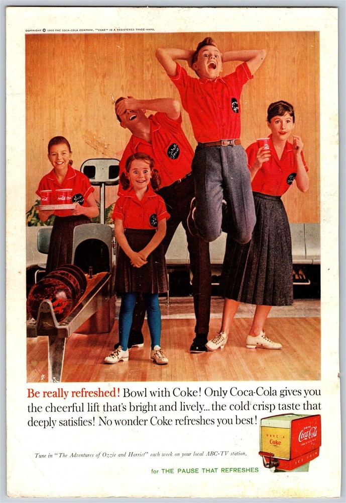 Coca-Cola Bowl with Coke! Be Really Refreshed! Advertisement, A1