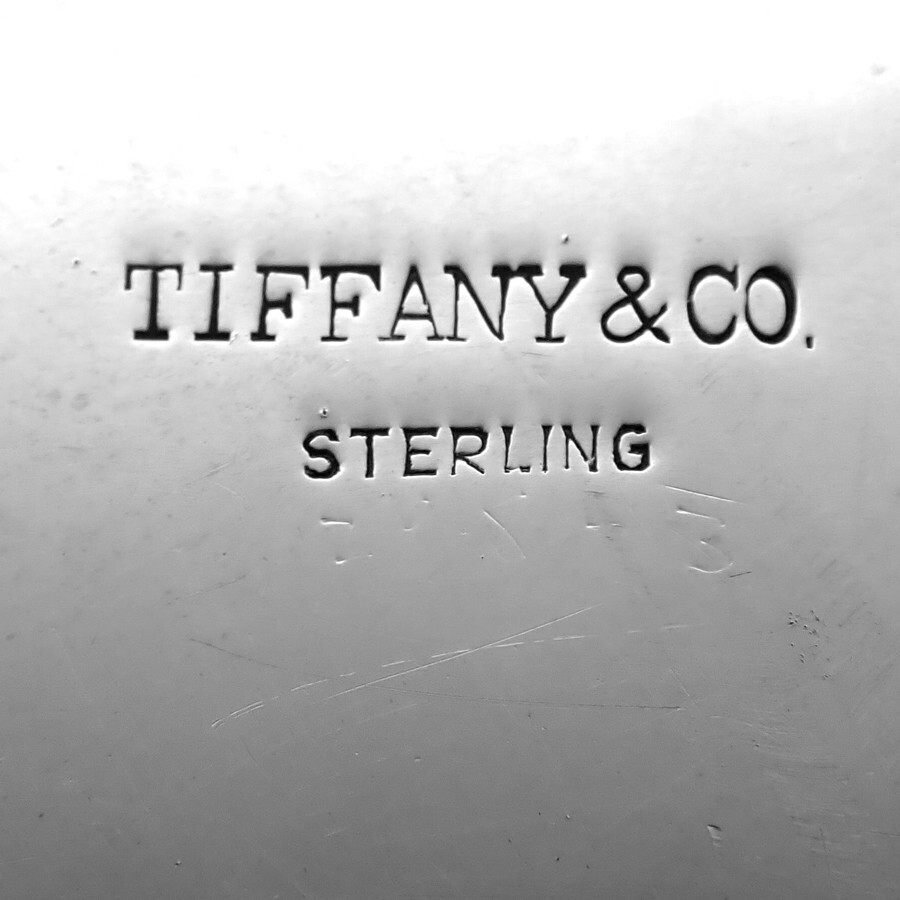 Gallery Tray Tiffany Co Sterling Silver Mono PFC