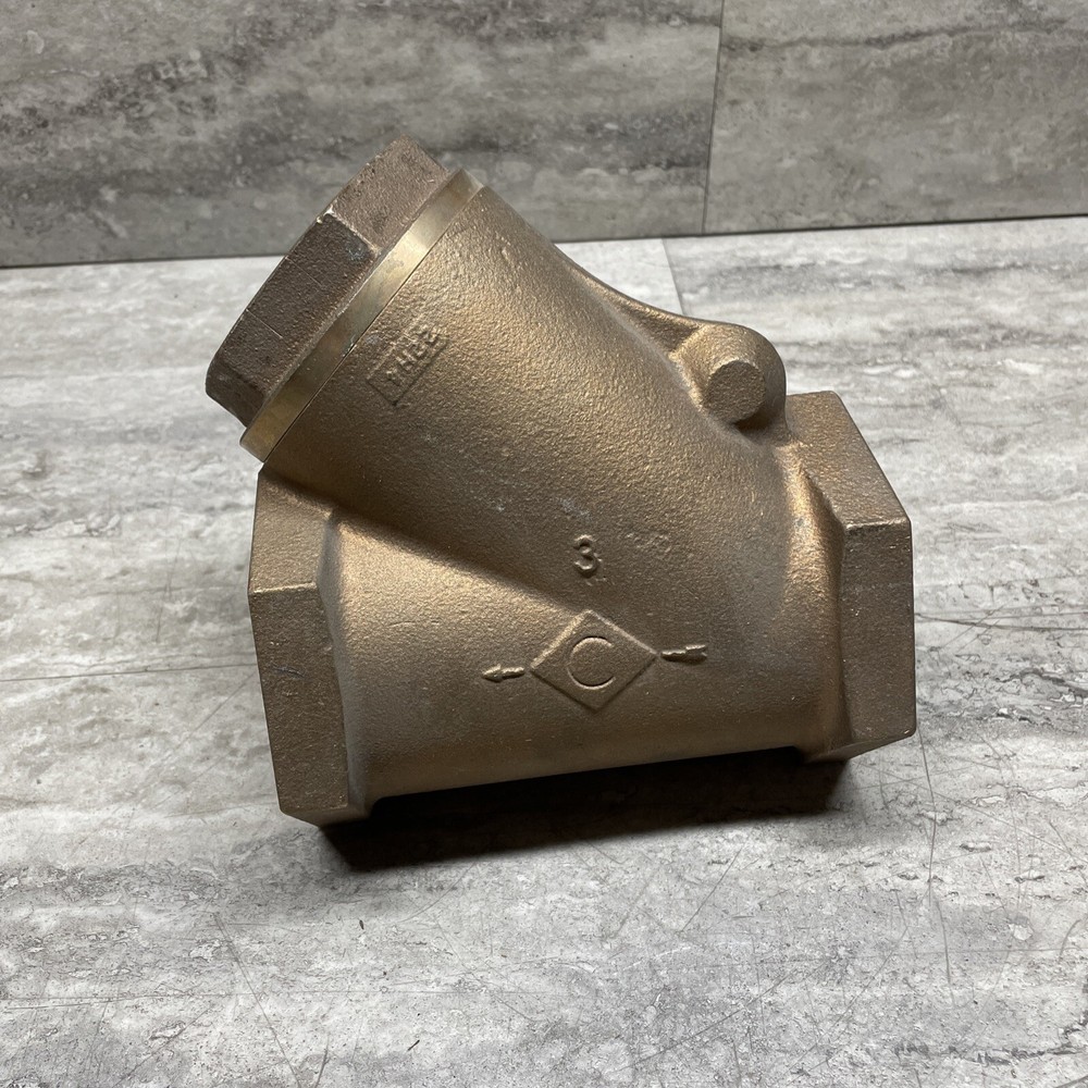 150S 3" Swing Gate Y Check Valve, 300 CWP, New