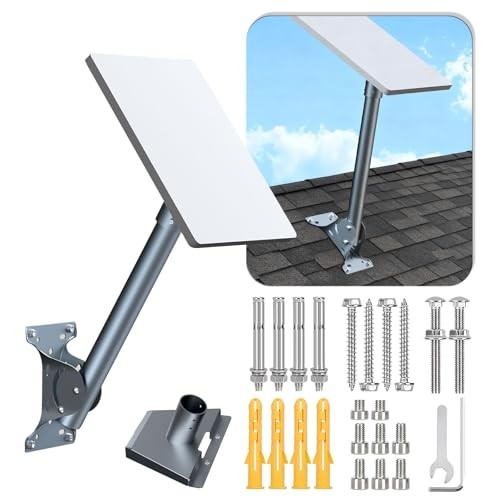 Starlink Bracket Mount - Universal Aluminum Bracket for Standard & Adapter