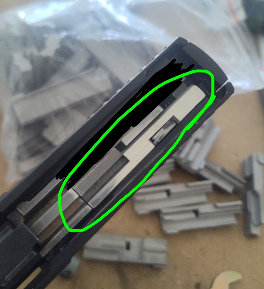 Taurus TX22 steel striker block insert replacement