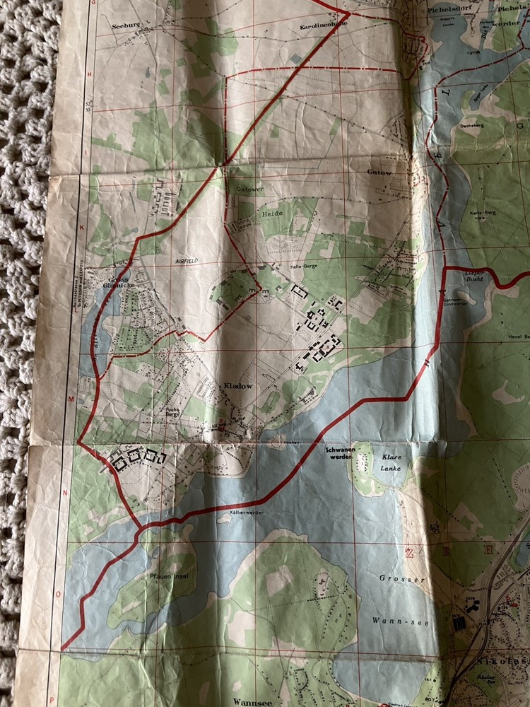 Allied Central Interpretation Unit War Map Germany Sheet 3 (SW) 1945