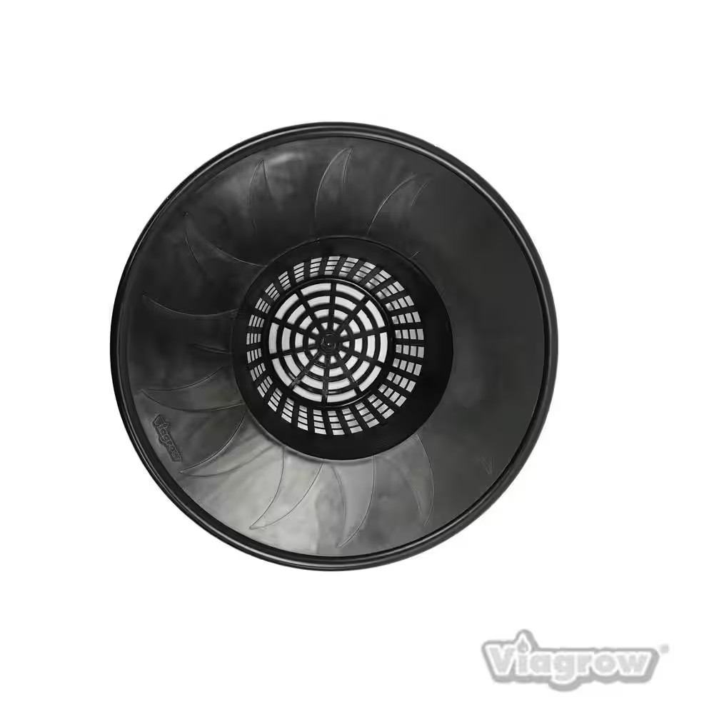 6 In. Black Pot Bucket Lid Insert (6-Pack)