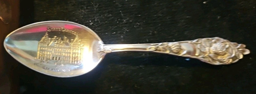 Capitol  Albany  Sterling Silver Souvenir Spoon