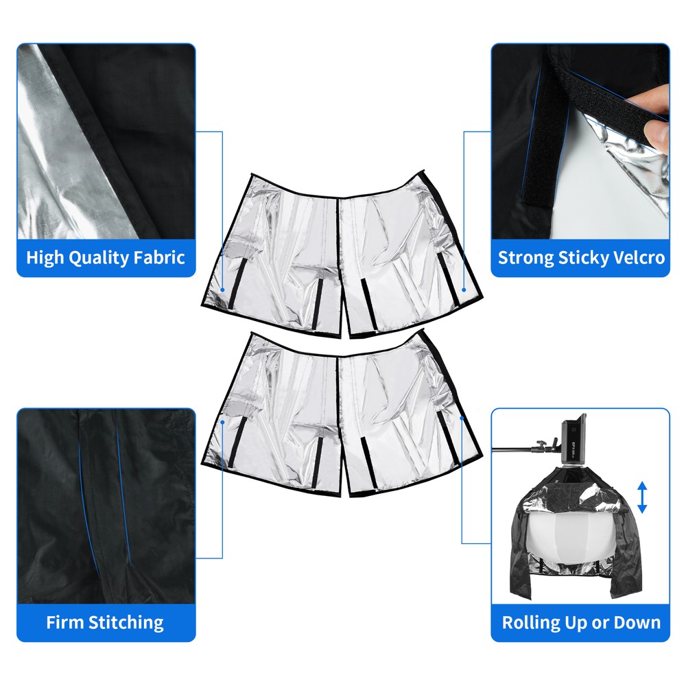 Selens 50/65/80cm Easy Up Lantern Softbox Diffuser Ball Bowens Mount for Studio