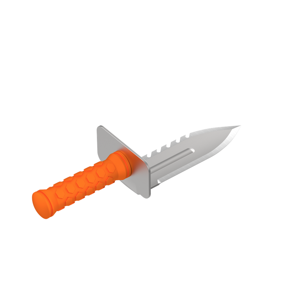 Quest Diamond Digger Tool Left Side Serrated Blade with Free Sheath