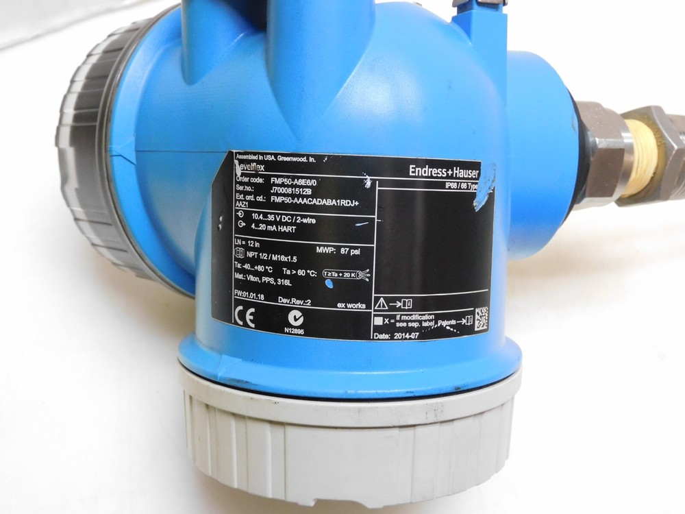 ENDRESS+HAUSER FMP50-A6E6/0 LEVELFLEX GUIDED WAVE RADAR LEVEL TRANSMITTER