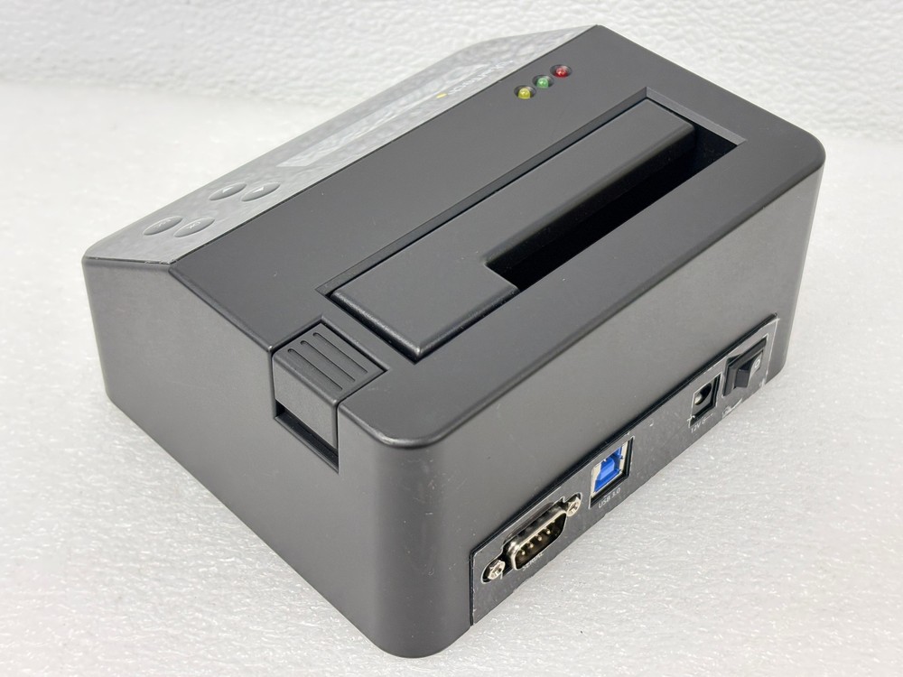 USED|StarTech SDOCK1EU3P USB 3.0 Standalone Eraser Dock - Black w/ Power Adapter