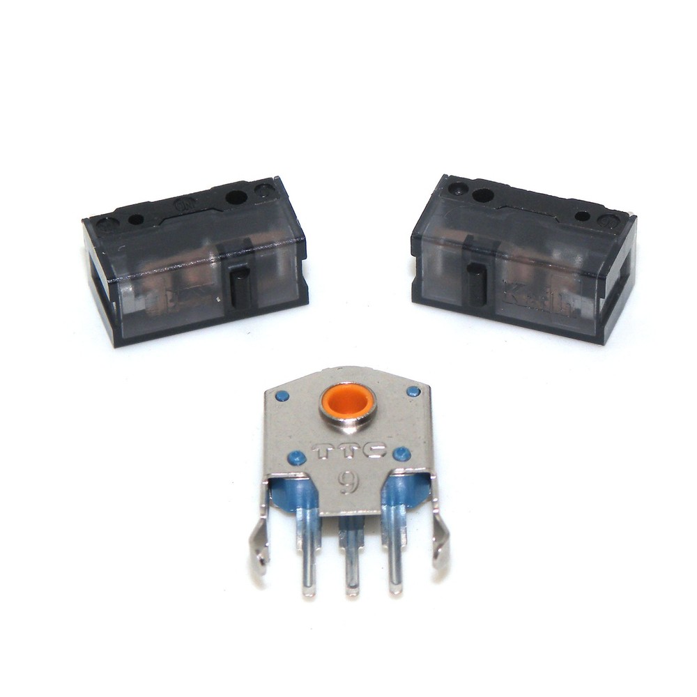 9MM TTC Gold Core Mouse Scroll Wheel Encoder + Micro Switch Repair Kit
