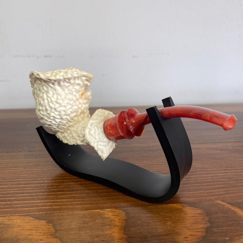 S.Yanik Meerschaum Pipe – Shell Design Freehand Pipe