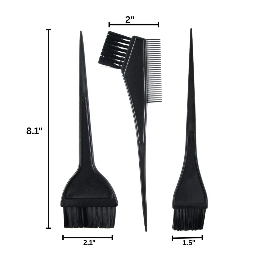 Dye Brush Combo: 3 Pcs Set