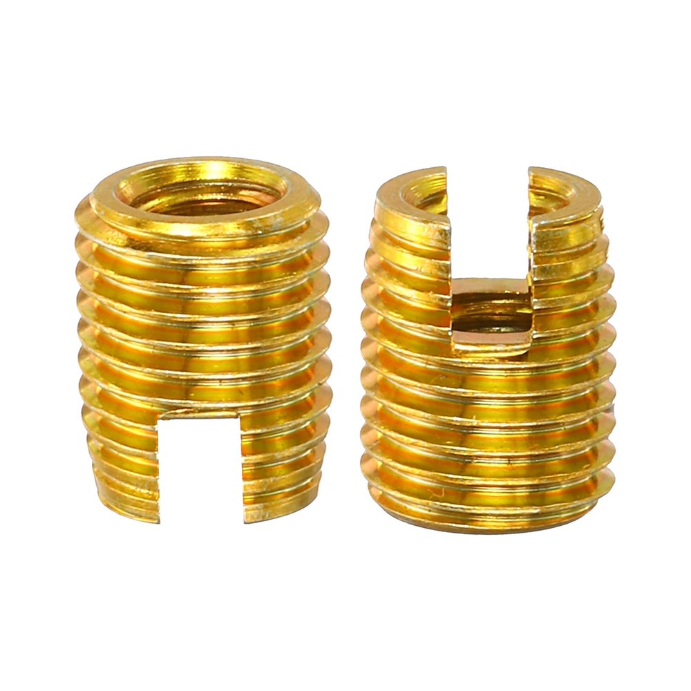 Self Tapping Threaded Inserts, 15pcs Inner M4 M6.5x8 Carbon Steel Nuts