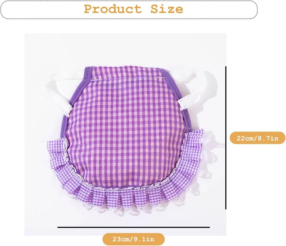 6Pcs Hen Saddle Chicken Apron for Feather Protection & Growth Small Medium Size